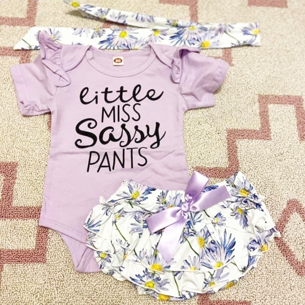 3 Piece Baby Girl Set